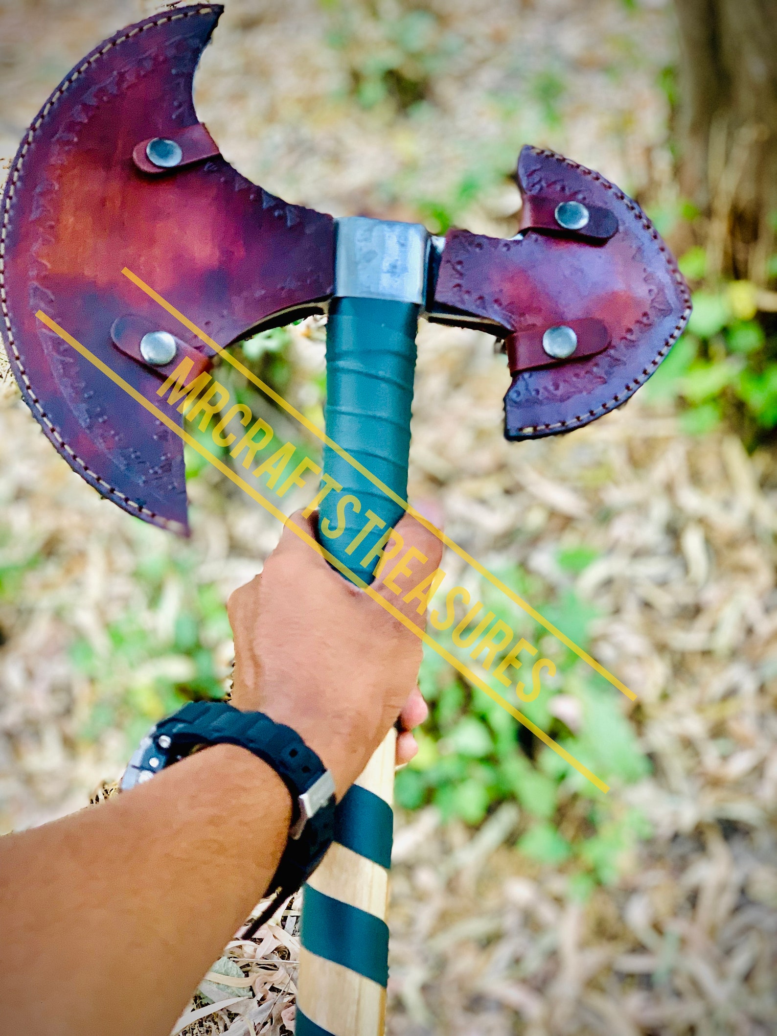 Mountaineer's Axe With Heartshaped Holes and Ashwood Etsy