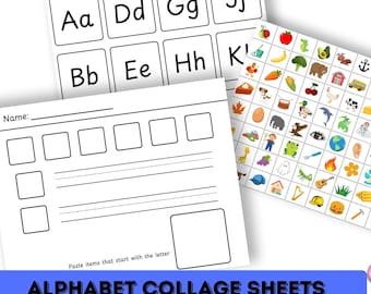 Anfangsgeräusche Arbeitsblätter für Kindergarten + Vorschule Phonics CVC Phonemische Vorlesung Phonologisches Bewusstsein Buchstaben Ton Aufgabenboxen