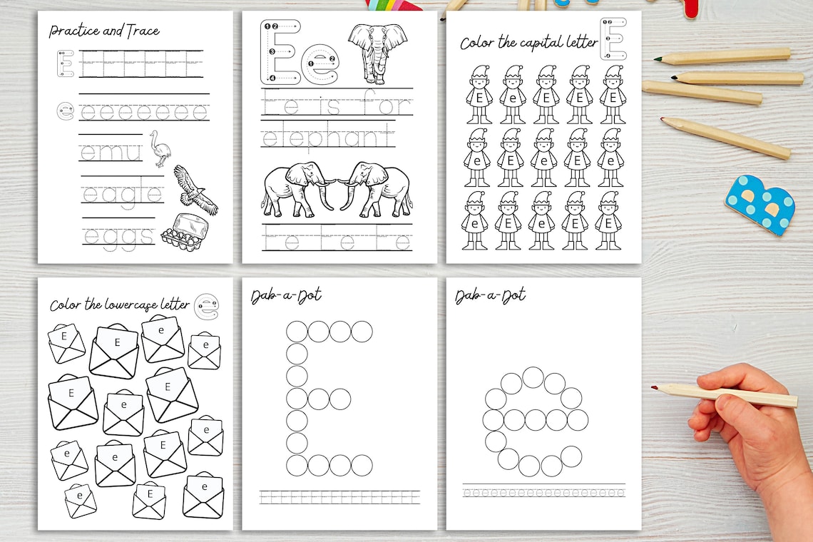 Letter of the Week E - Alphabet Learning, Preschool Worksheets ...