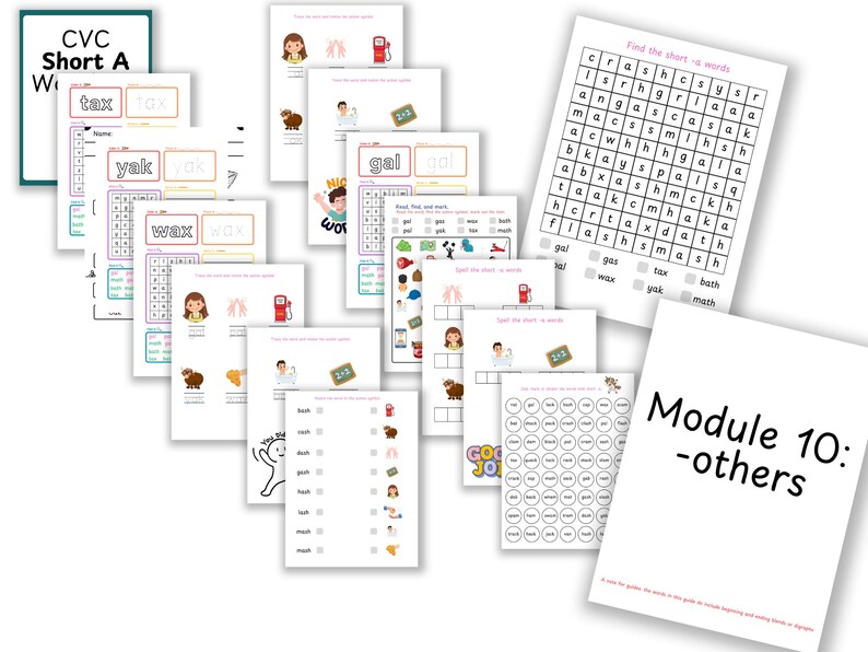 CVC Workbook| Homeschool Resources, Phonics Activity Sight Words ...