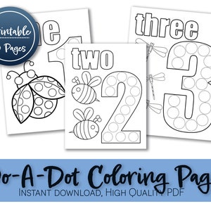 Do A Dot Printable | Preschool Printable Activity, Coloring, Fine Motor ...