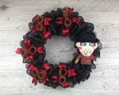 Freddy Krueger Halloween Wreath