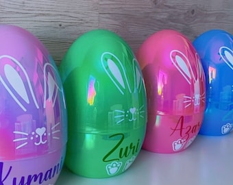 Personalized Jumbo Easter Egg | Fillable Basket Alternative