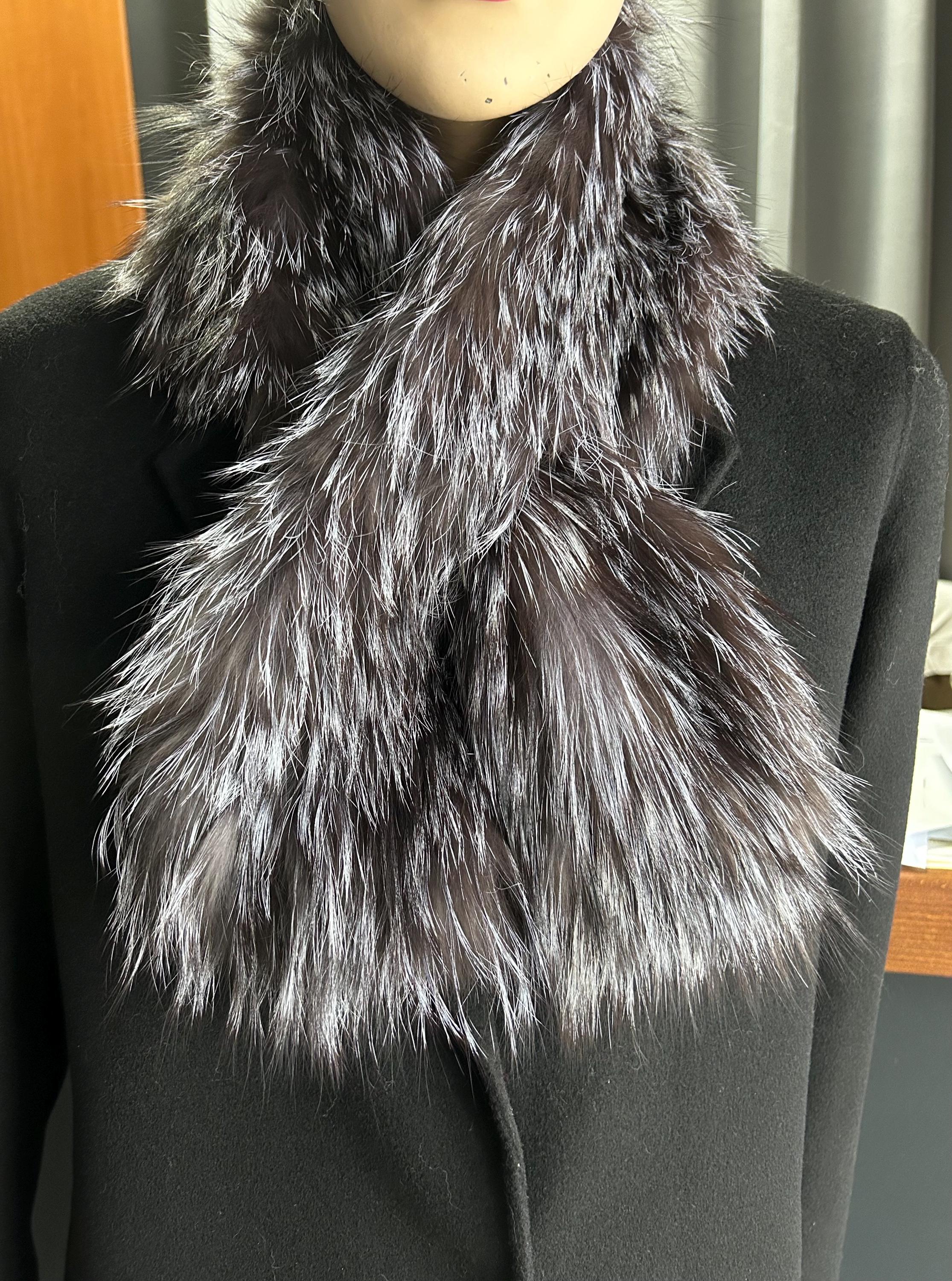 SAGA FOX サガフォックス リアルファー コート 銀タグ シルバータグ L