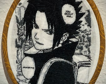 Sasuke embroidery