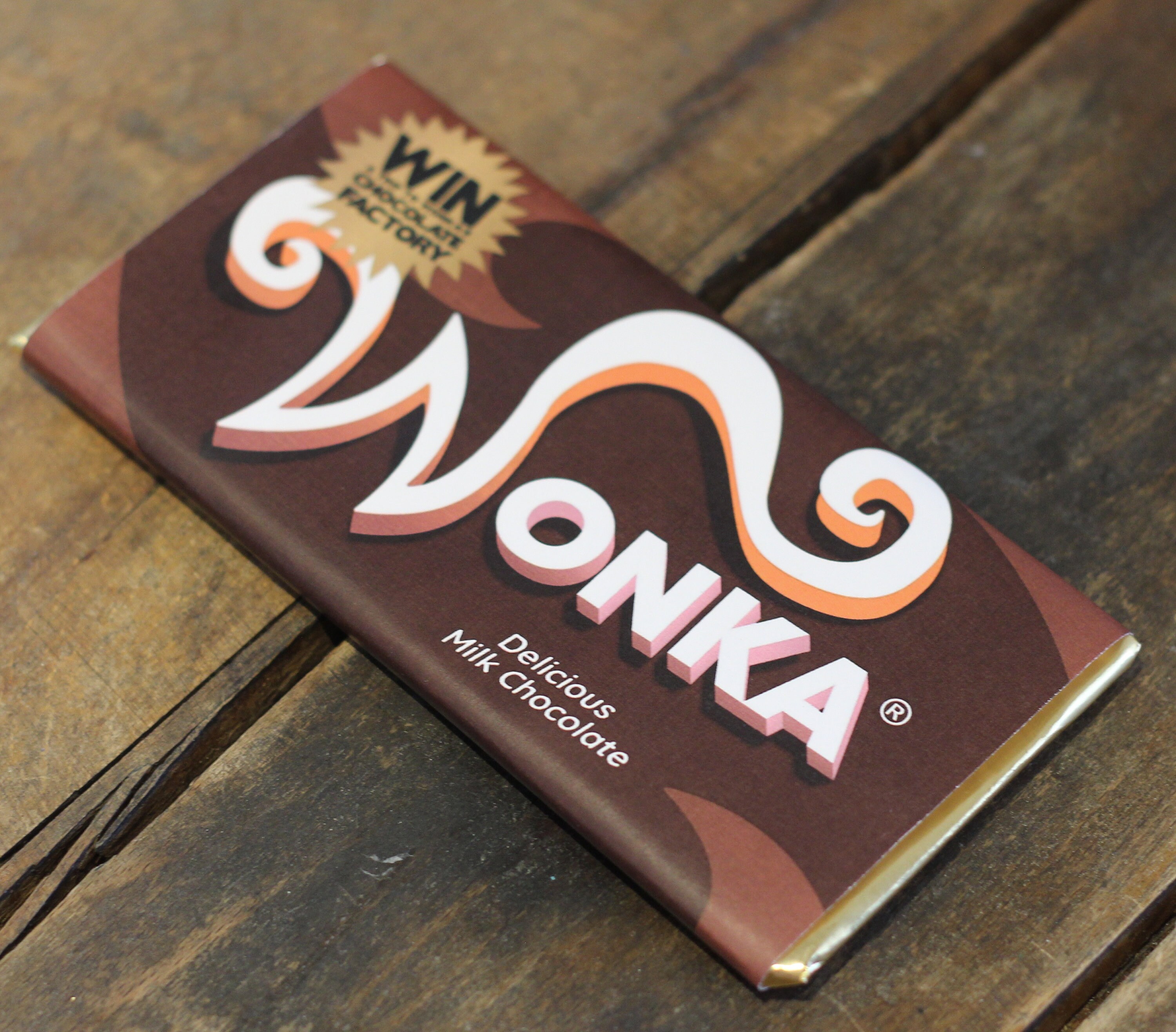 La tablette de chocolat Wonka de Charlie et la chocolaterie