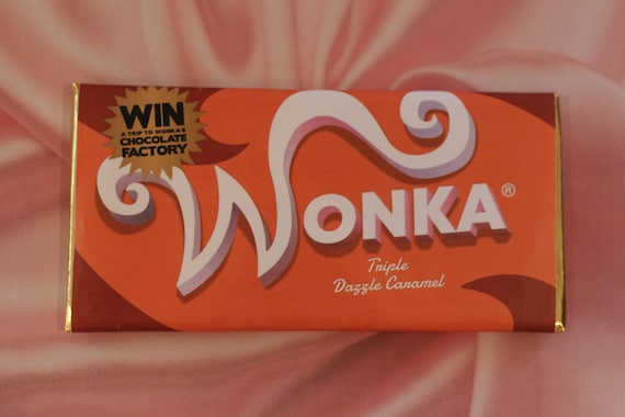 Willy Wonka Triple Dazzle Caramel Chocolate - Etsy