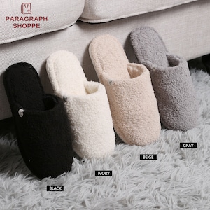 P/S New! Solid Color Slippers·Soft Slippers·Cozy Slippers·Slippers·Fuzzy Slippers·Lounge Slippers·Winter Slippers·ComfyLuxe