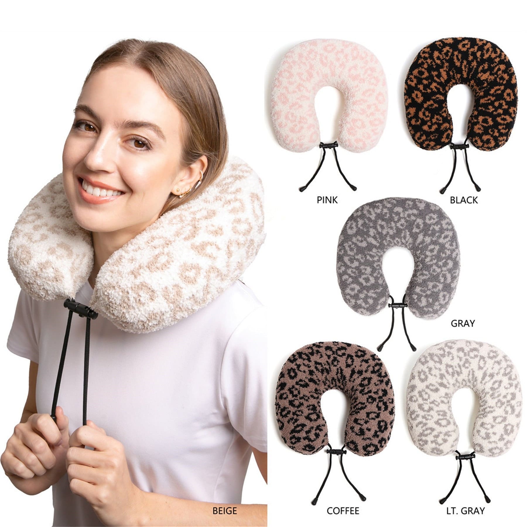 personalized vibration heat travel neck pillow