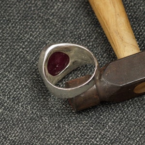 Alexander The Great Coin Signet Ring - 925 Sterling Silver Handmade Roman Style Men's Jewelry