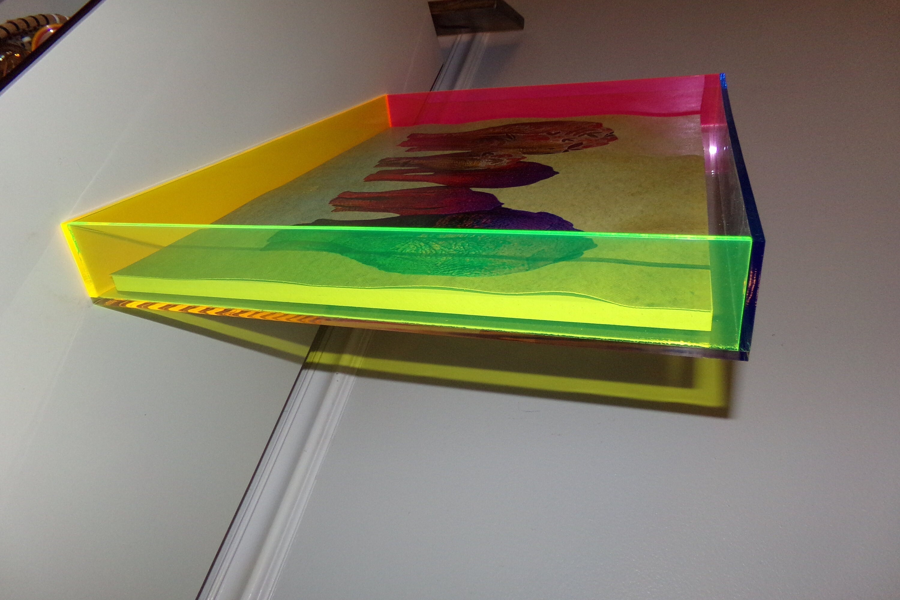 Custom MultiColored Neon Acrylic Frame Etsy