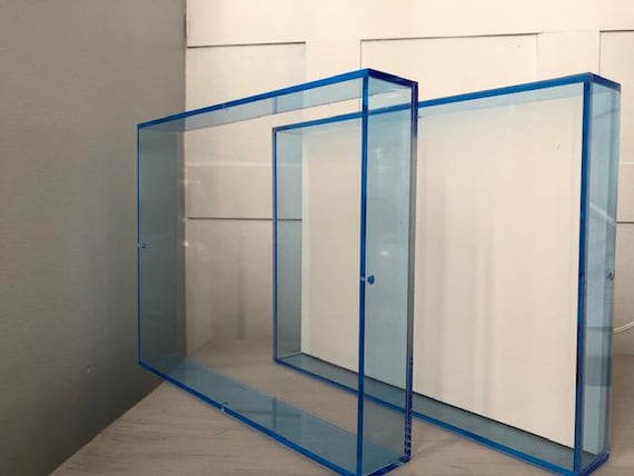 Sale-Blue Acrylic Shadowboxes
