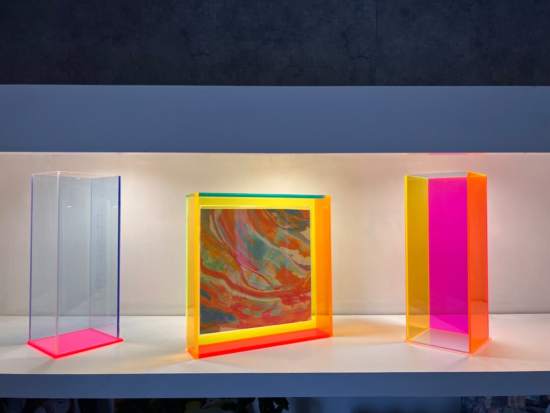 NEW Custom Acrylic Floating Frame you Choose All the Colors Etsy