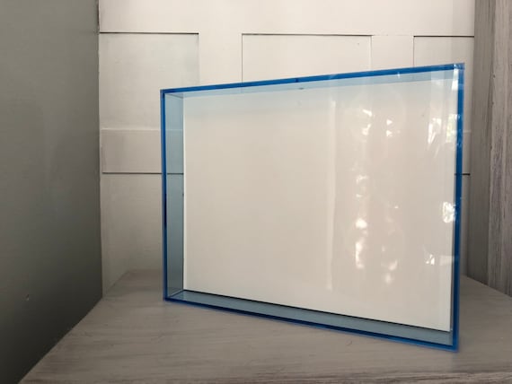 Blue Neon Acrylic Shadowbox