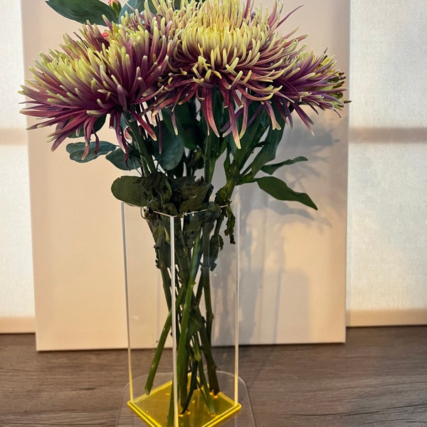 Acrylic Vase Etsy