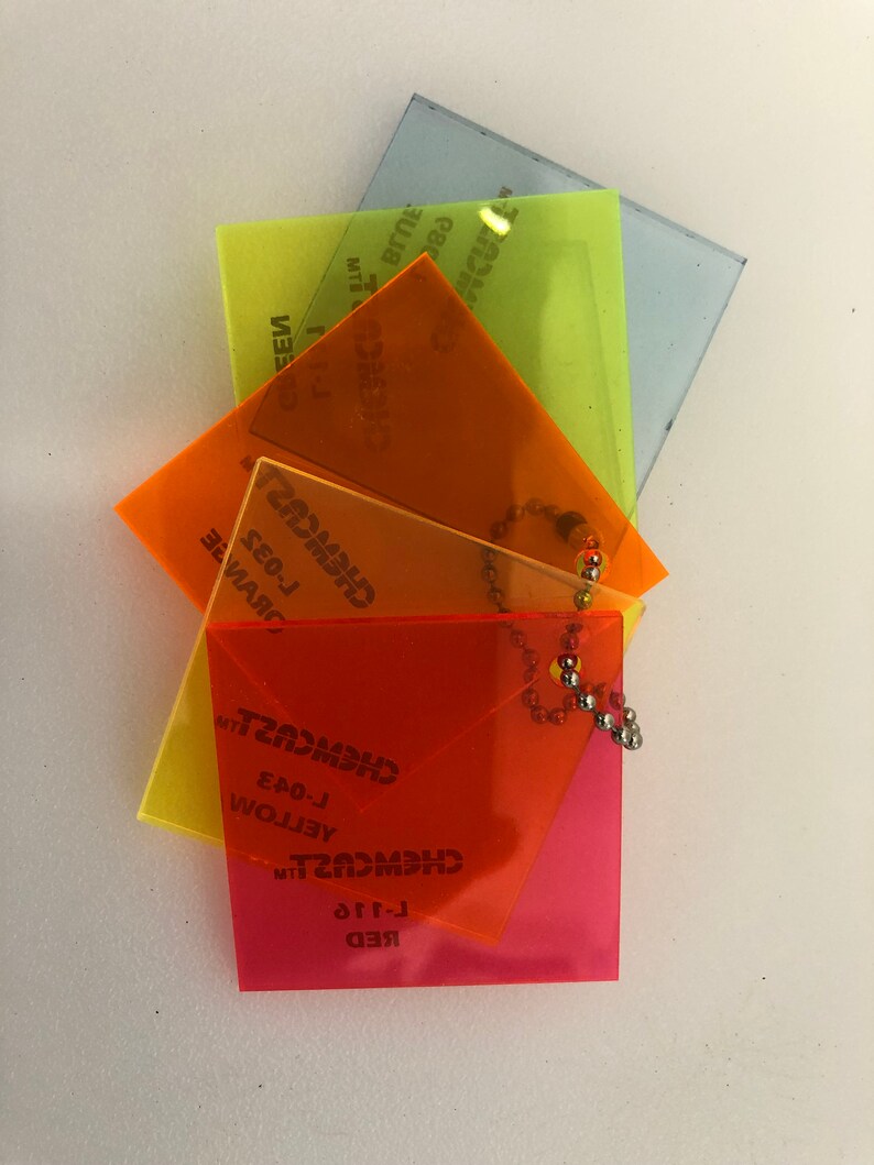 Neon Acrylic Picture Frame Etsy