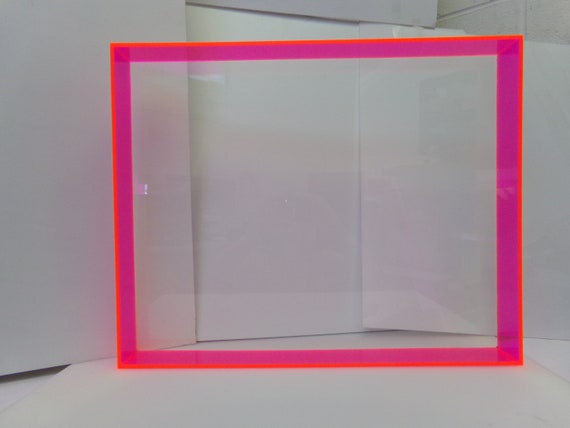 Pink Neon Acrylic Shadowbox