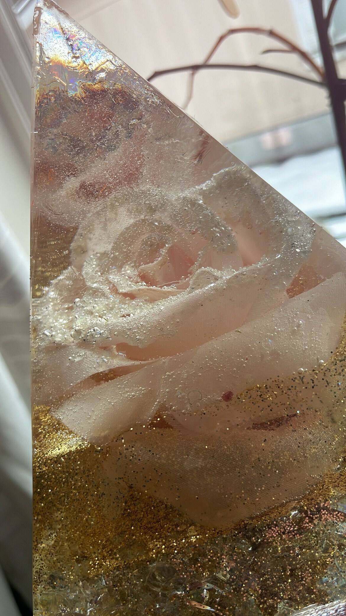 Epoxy Resin Pyramid Etsy