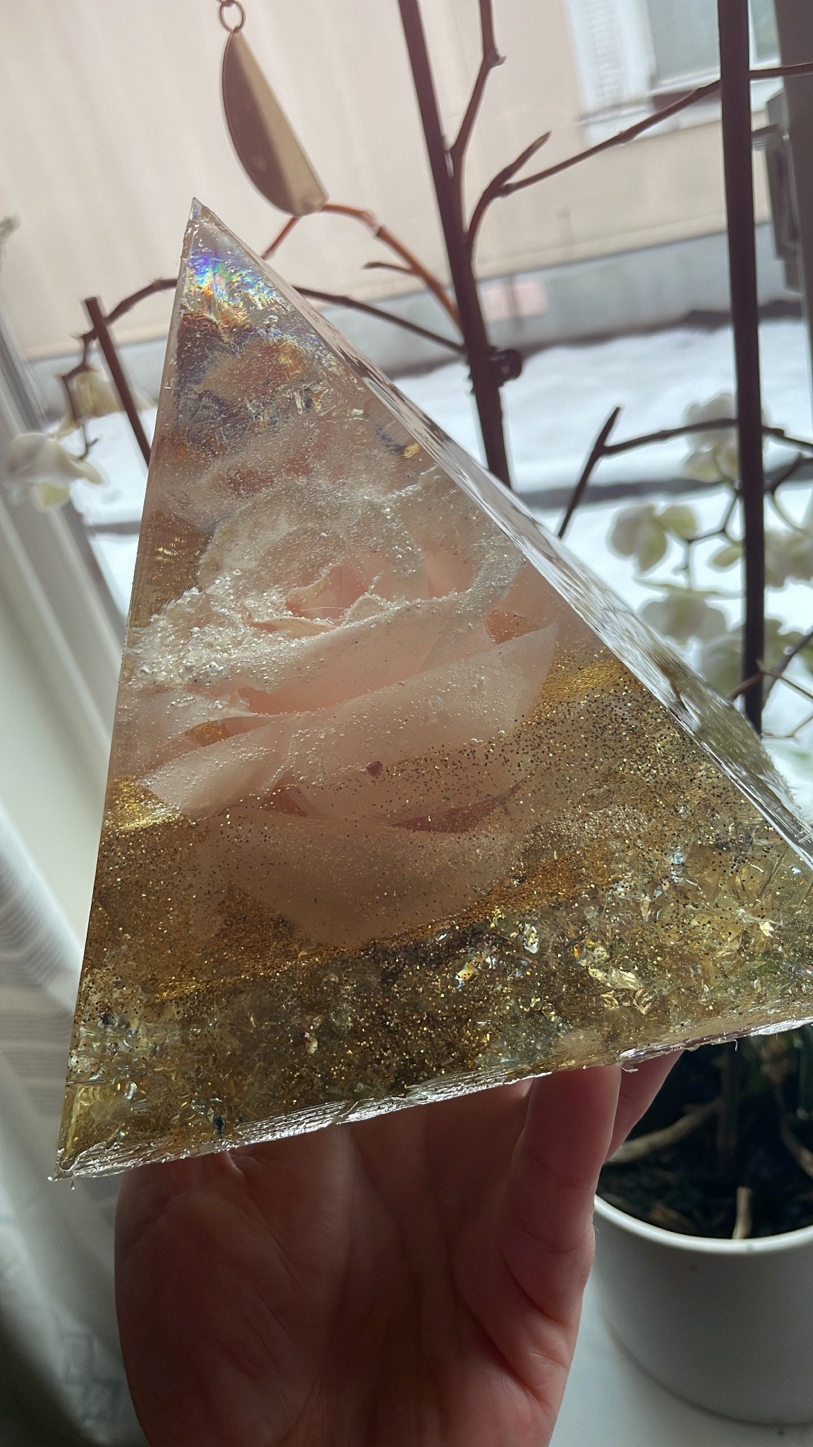 Epoxy Resin Pyramid Etsy