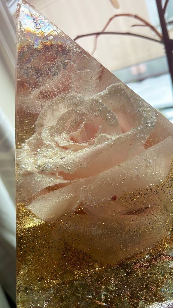 Epoxy Resin Pyramid Etsy