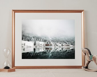 Winter - Pictures as download. Poster for bedroom, living room, hallway, office. Wall decoration for self-printing