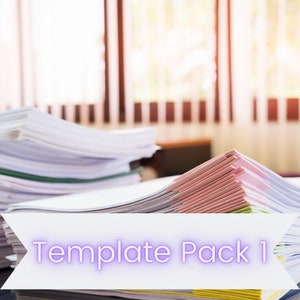 Template Pack 1 - Document Analysis, Proposal Presentation, Observation Tool, Codebook, Participant Recruitment Letter Templates