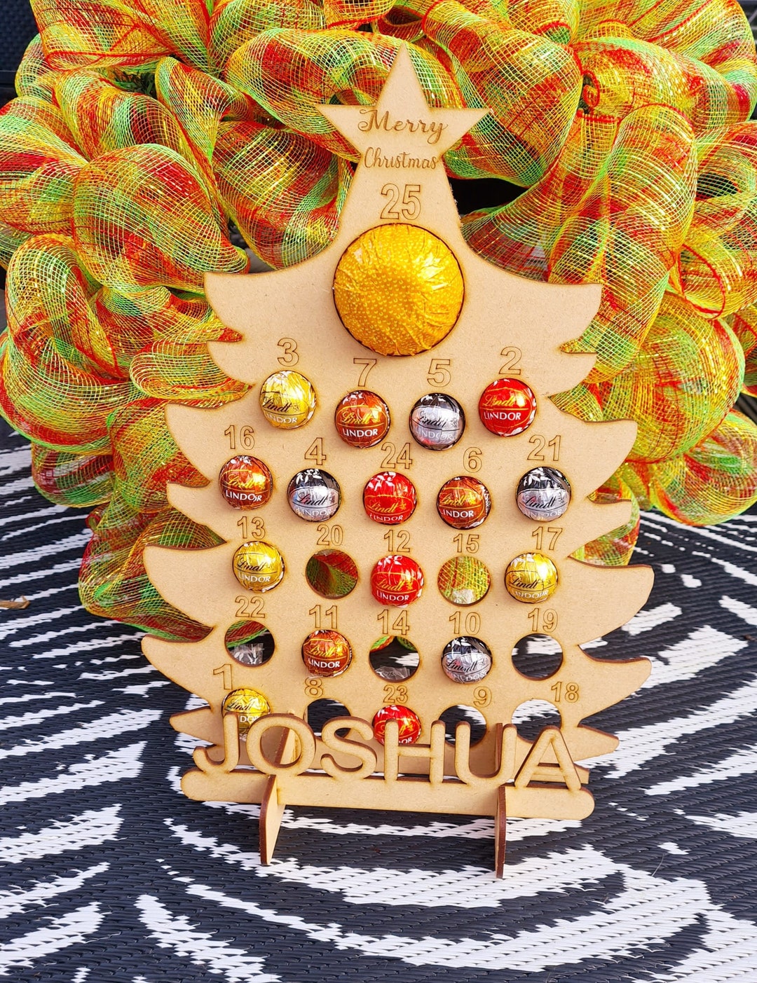 Personalised Advent Calendar Christmas Terry Chocolate Orange Ferrero