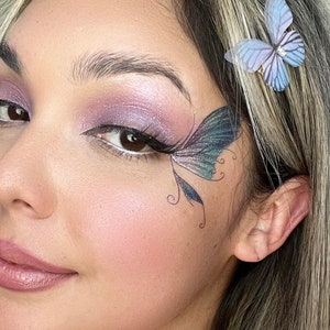 Butterfly Face Tattoo Sticker Temporary/ Glitter eyes makeup/ Face gem/ festival flavor/ Fairy tale/Mother's day gift