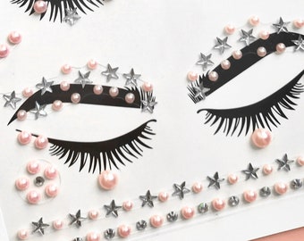 Face Jewels- Face Gems Stick on - China Pearl Sticker and Eye Bling Jewels  price