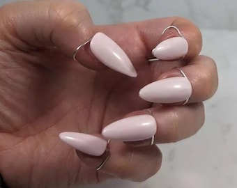 Wudu Nagelring Halal Nails verstellbar Kein Kleber/ 10 Stück Gold Silber/Muttertagsgeschenk