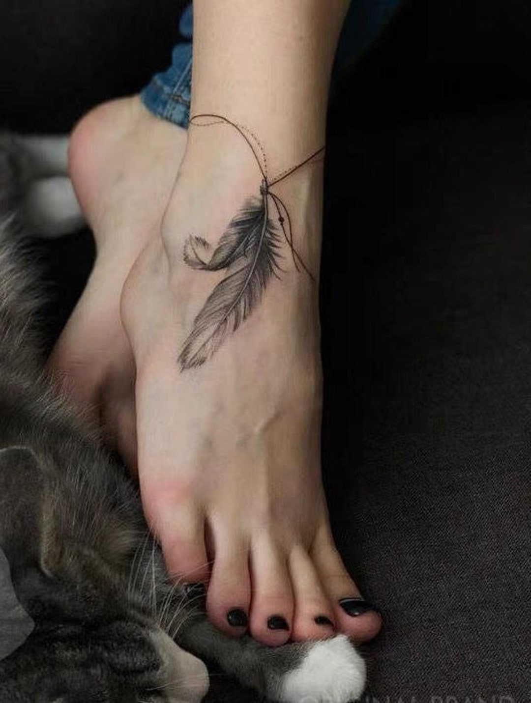 Petite Feather Tattoo