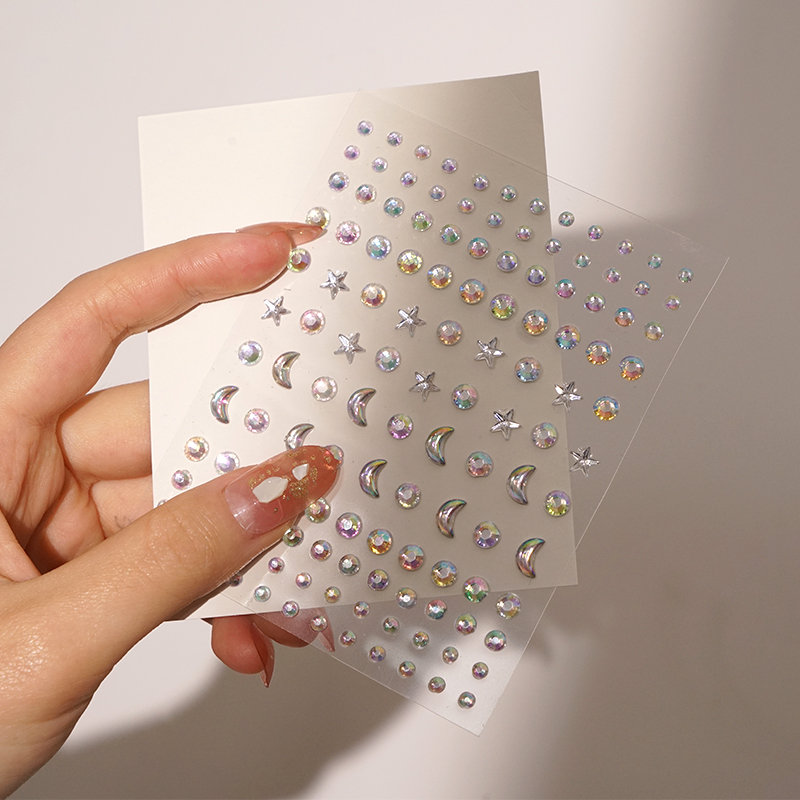 Face Gems Jewels / Face Rhinestone Moon Star Heart/festival Party Make ...