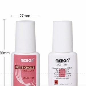 Colla per unghie da 7 ml / Asciugatura rapida per manicure / Adesivo in gel trasparente immagine 2