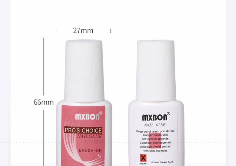 Colla per unghie da 7 ml / Asciugatura rapida per manicure / Adesivo in gel trasparente immagine 2