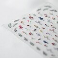 Little flower nail sticker decal / Cute floral nail art/ Nail Adhesive DIY product logo