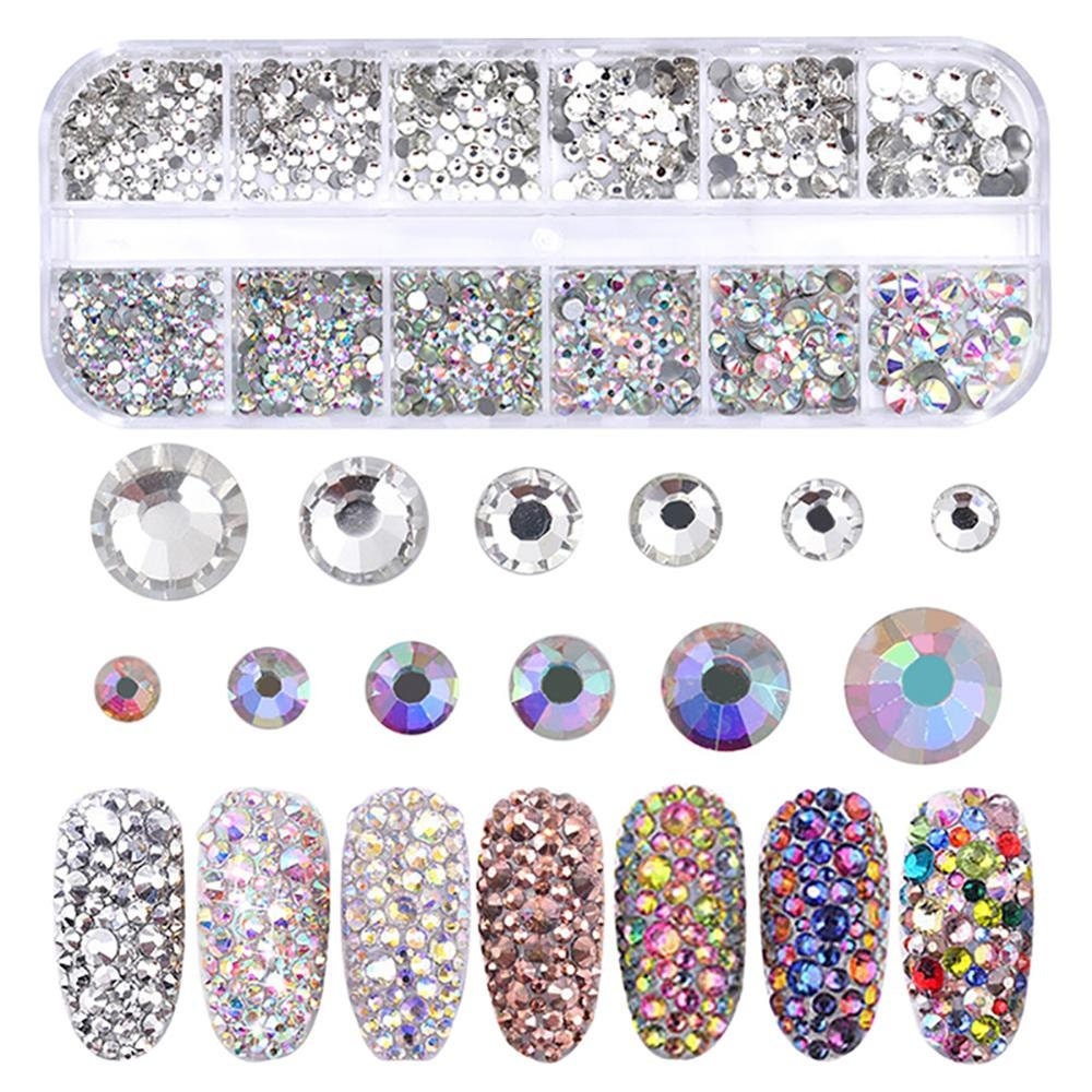 72 Pcs Neon Candy Glass Nail 3D Charms, Herat Nail Charms, 24 Pcs Candy  Bear Nail Art Charms, Heart Charms for Nails, Flat Back Nail Charms 