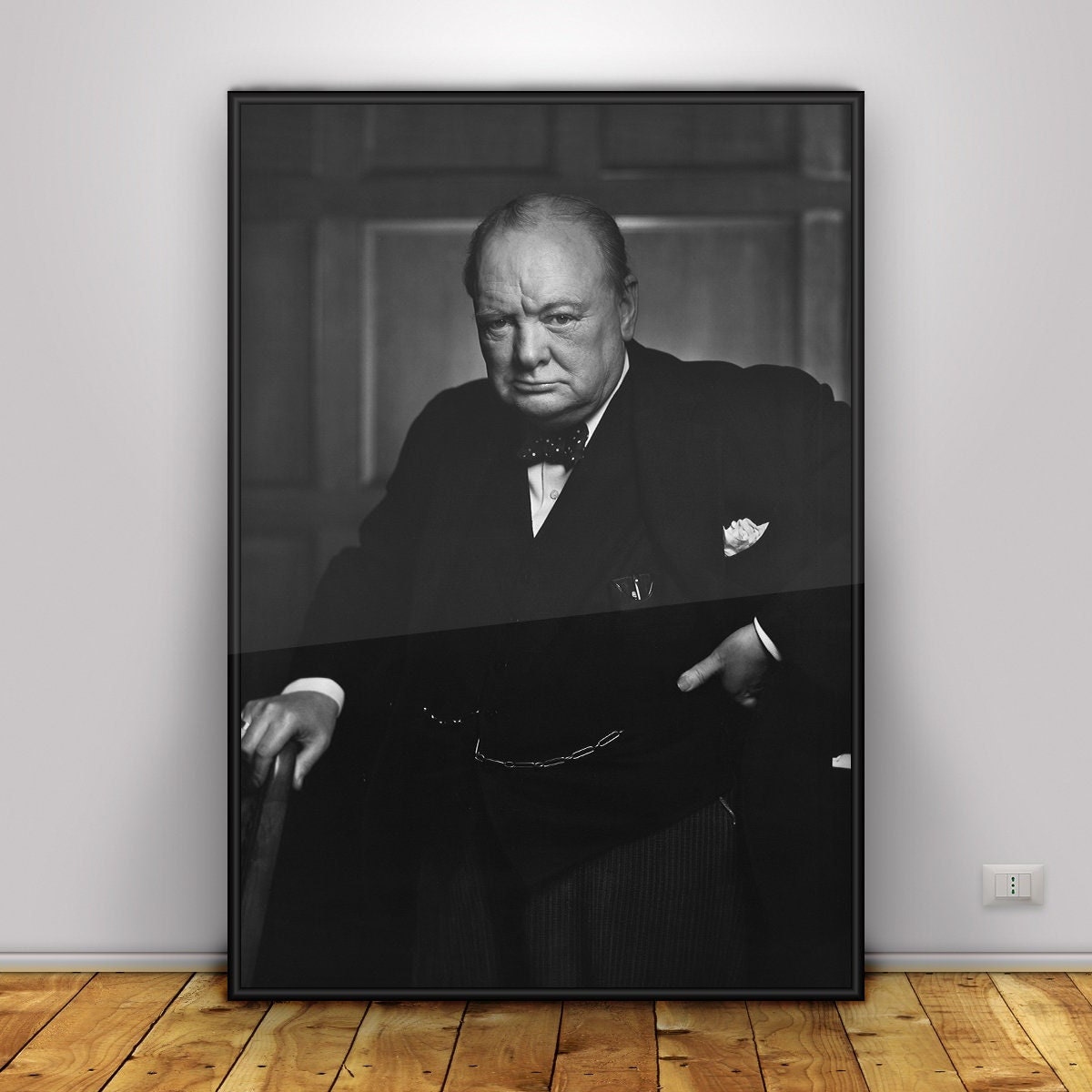 Winston Churchill Canvas Poster Wall Art Wall Decor Canvas | Etsy UK