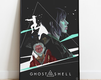 Ghost in the Shell poster wall decor wall poster Hanka poster Ghost in the Shell art print 11x17 wall art 24x36 poster print