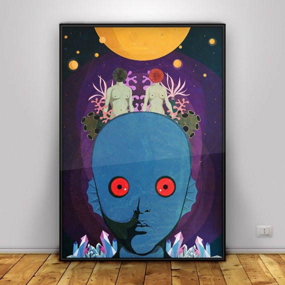 Fantastic Planet La planete sauvage Sci-Fi Classic Movie Fabric Poster B508 