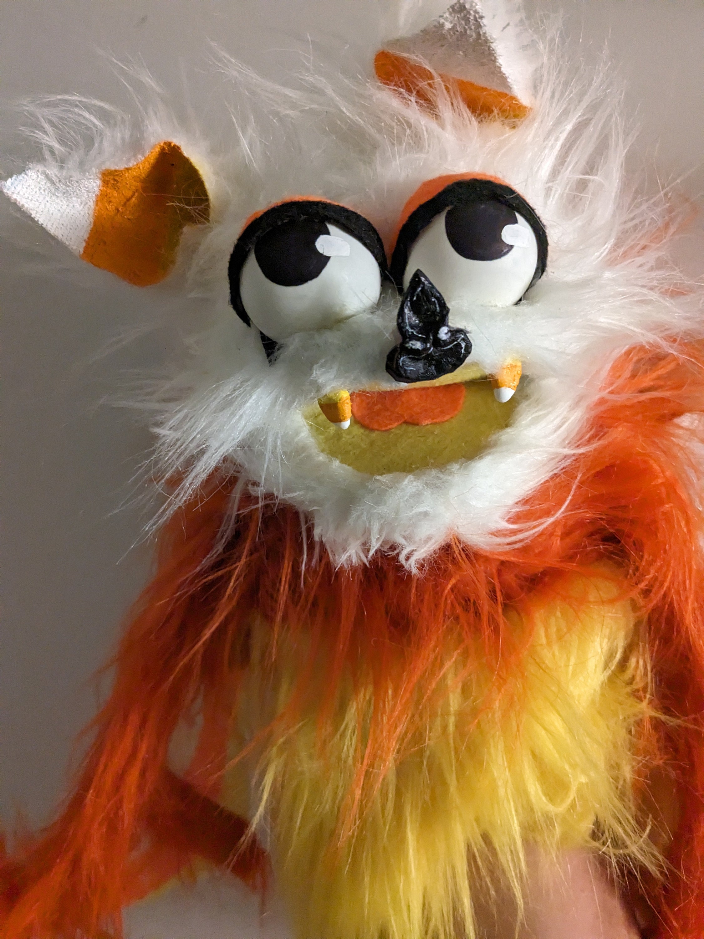Puppet With Corn Rows Treatie the Candy Corn Bat Puppet - Etsy