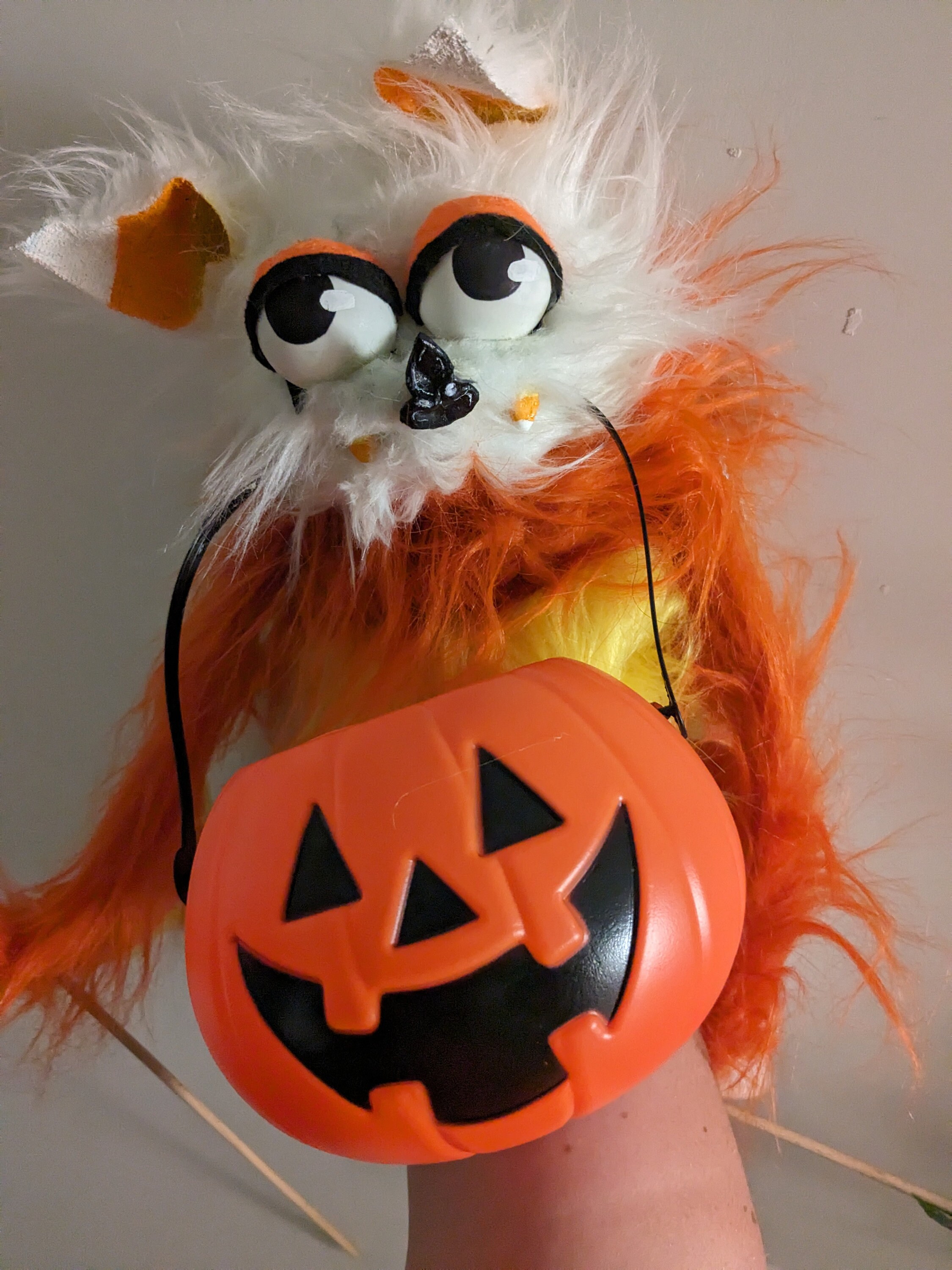 Treatie the Candy Corn Bat Puppet - Etsy
