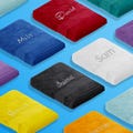 Personalised Towels Custom Embroidery 100% Egyptian Cotton Premium 600gsm Towels, Super Soft & Water Absorbent Luxury Hotel Quality Towels