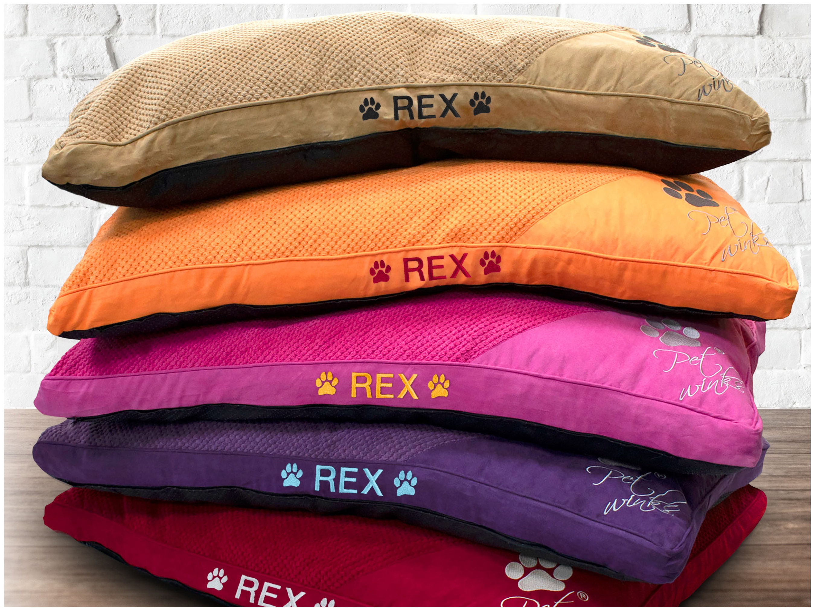 Personalised Embroidered Fun Pet Bed for Cats and Dogs Soft Etsy UK