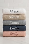 Personalised Egyptian Cotton Towels – Custom Embroidery, 550gsm Premium Luxury, Super Soft & Highly Absorbent Hotel Quality
