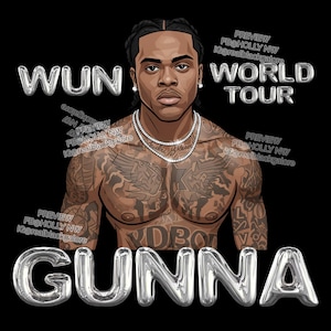 Rapper PNG Concert Tour Digital Design Wun