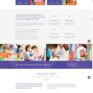 May include: Website for Fable daycare, preschool, and kindergarten. The site provides details on classes, staff, and enrolment. Includes photos of children and teachers, plus contact information.