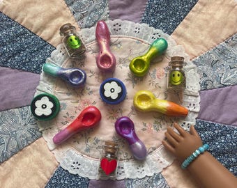 Blazing Smoke Sesh Accessory Set || 18 inch Doll Dollhouse Accessories