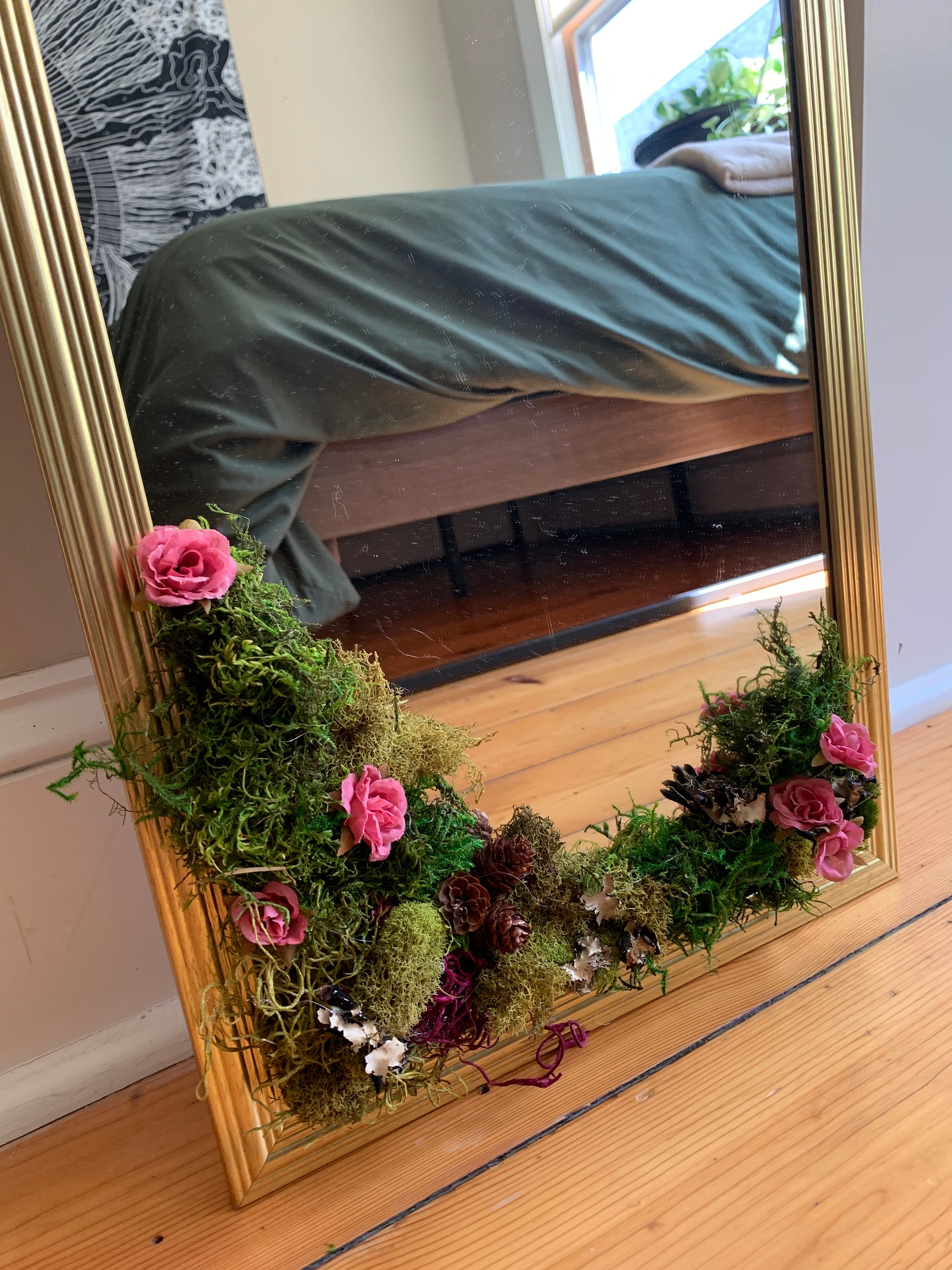 Fantasy Shelf Mushroom Mirror Etsy