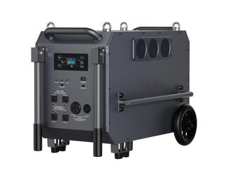 Ark7200 7200W Portable Power Station with 120/240V AC Output,9792Wh LiFePO4 Battery, Waterproof Cover,Solar Generator for Construction Sites