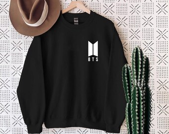 bts white sweatshirt